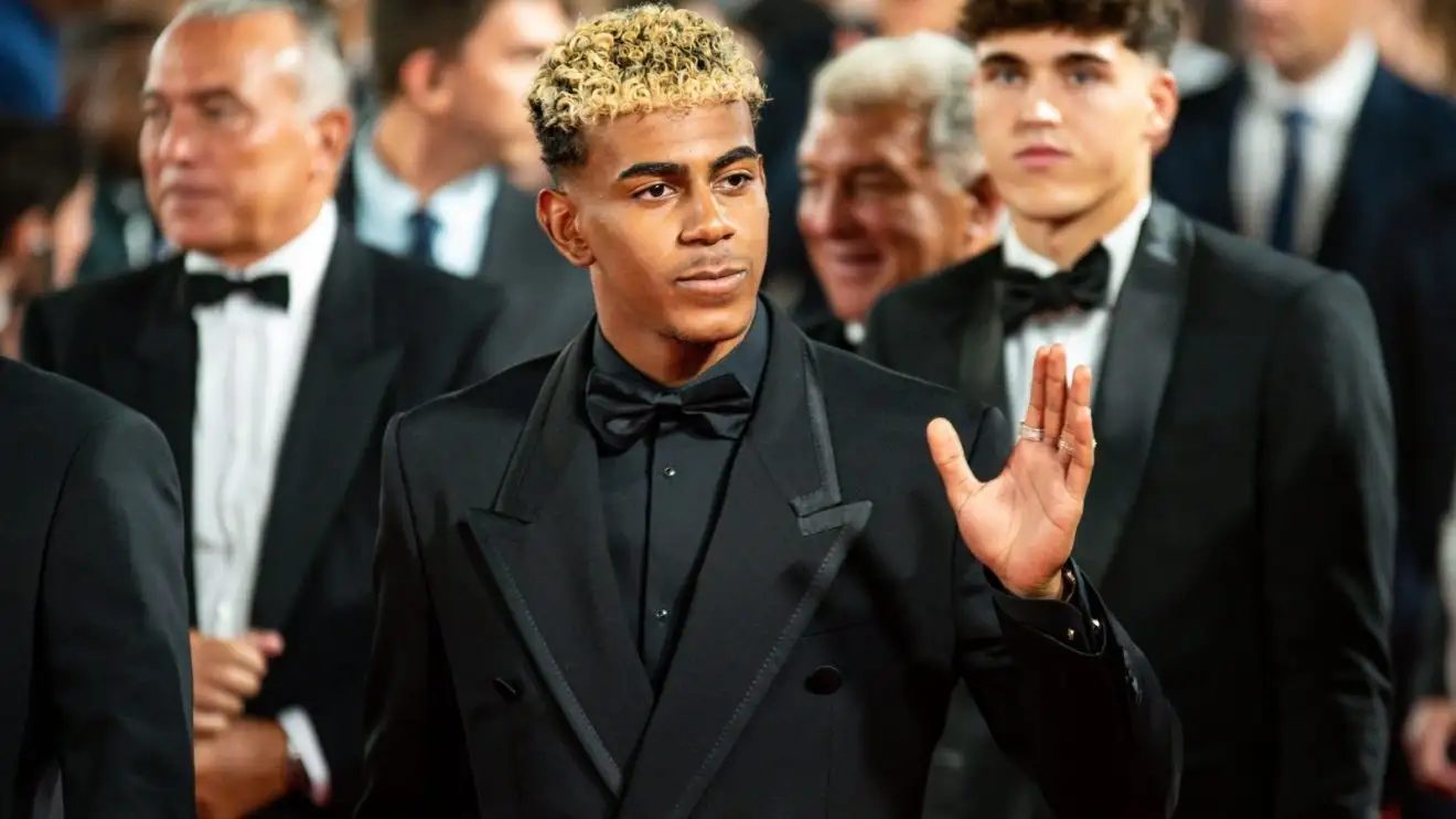 Lamine Yamal urged to 'pick your friends' carefully' amid Boris Becker 'alarm bells' 1 Lamine Yamal at the Ballon d'Or occasion