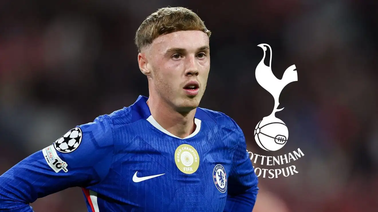Spurs 'could' sign Palmer, Vinicius and De Jong in £1.2bn spree 1 Chelsea gamer Cole Palmer by means of the Tottenham badge