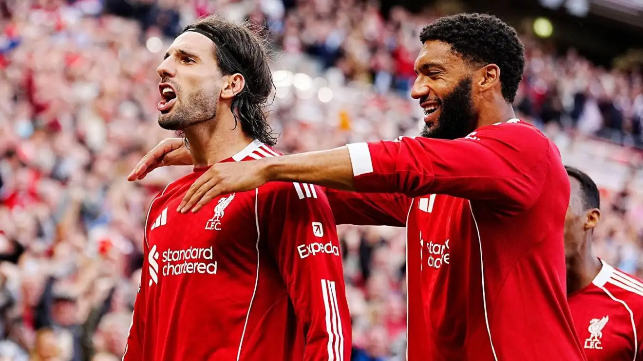 Liverpool star has 'one foot out' as he's 'no longer part of Slot's plans' amid 'surprise replacement' 1 Liverpool Joe Gomez Szoboszlai
