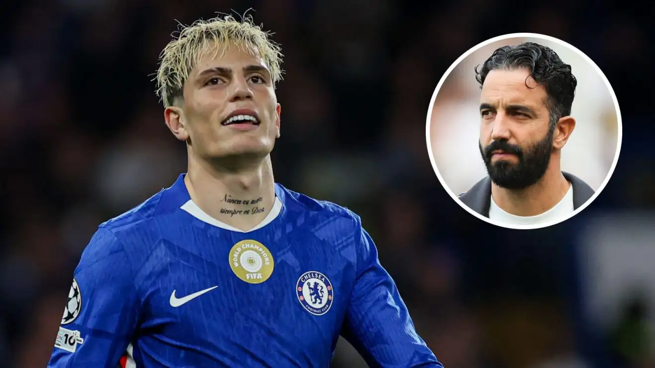 Chelsea star Garnacho makes new 'bad luck' claim on Man Utd after breaking silence on Amorim 1 Alejandro Garnacho and Male Utd honcho Ruben Amorim