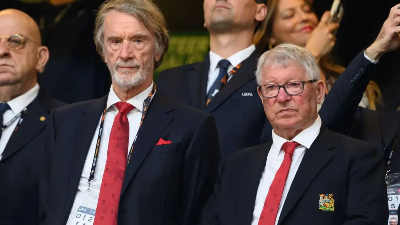Ratcliffe makes Man Utd favourite an 'option' to replace Amorim 1 Male Utd co-owner Sir Jim Ratcliffe as well as Sir Alex Ferguson throughout the Europa League final