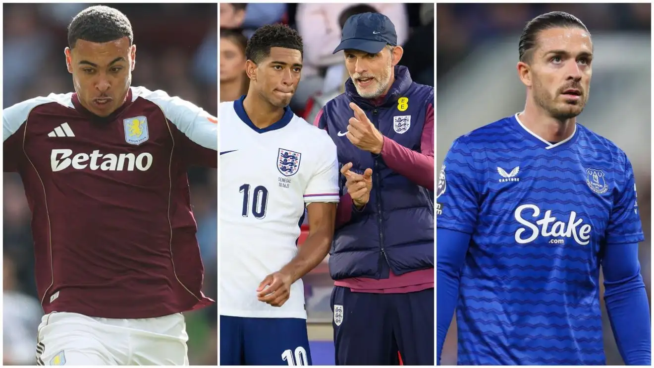 Tuchel adds fuel to 'repulsive' Bellingham fire as Grealish also snubbed by England 1 England players Morgan Rogers, Jude Bellingham, Jack Grealish, and also manager Thomas Tuchel