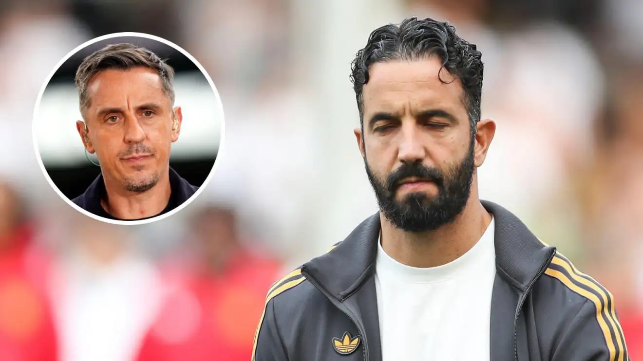 Neville claims Amorim 'not off hook' as Man Utd owners 'won't be kidded' by 'hopeless' stars 1 Man Utd legend Gary Neville and also Ruben Amorim