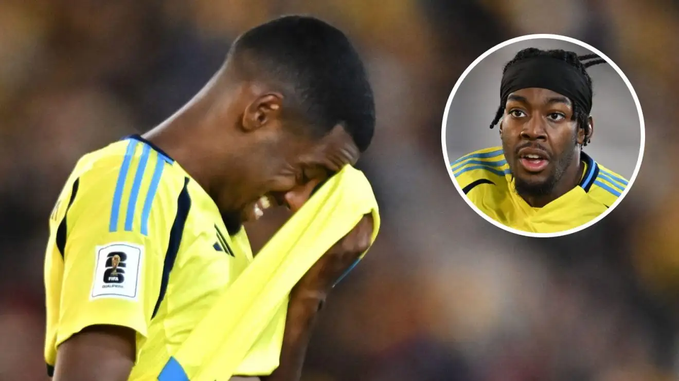 Sweden players Alexander Isak and Anthony Elanga, also of Liverpool and Newcastle