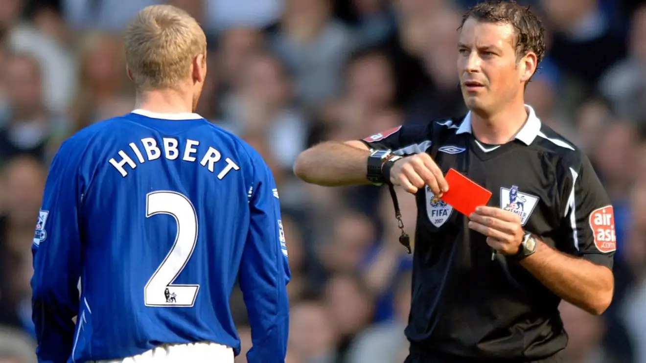 Liverpool 'friend' Clattenburg admits he refereed 2007 Merseyside derby 'completely wrong' 1 Mark Clattenburg and Tony Hibbert