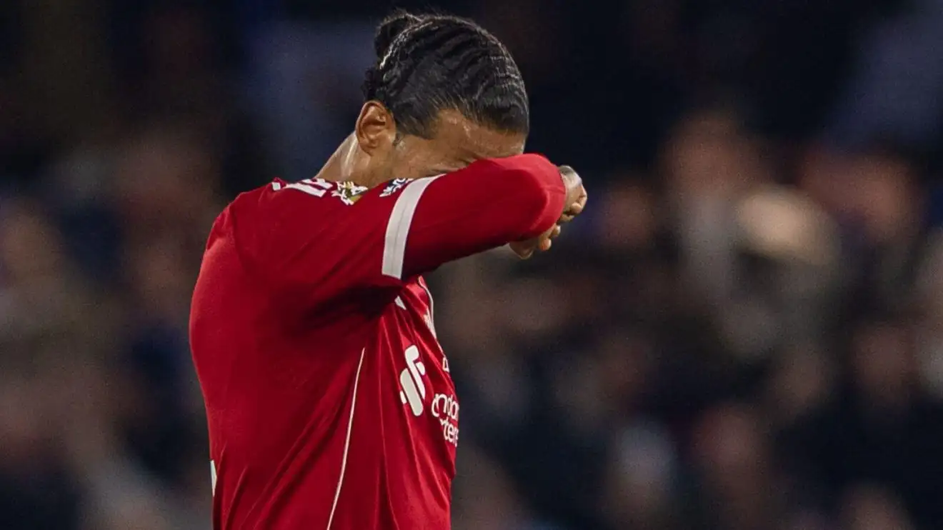 Virgil van Dijk had a game to forget against Man United