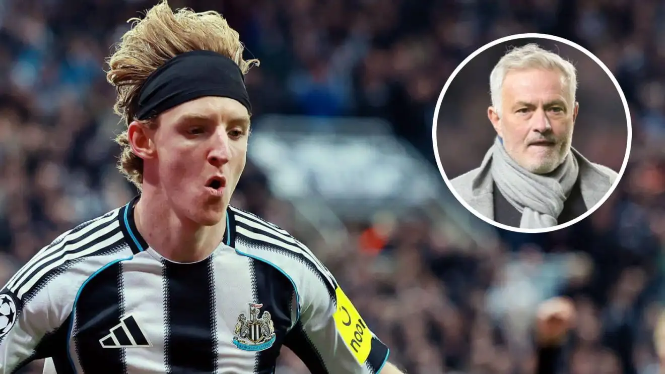 What Jose Mourinho said to Anthony Gordon revealed as elite manager learns 'level' of Newcastle 1 Anthony Gordon, Jose Mourinho