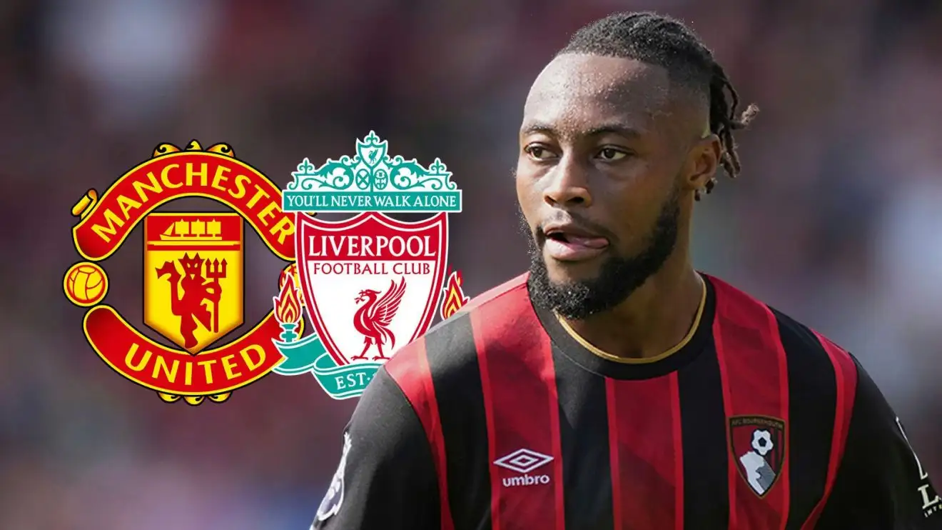 Liverpool, Man Utd target's two-word transfer decision 'confirmed' amid 'big news' on asking price 1 Semenyo Liverpool Male Utd transmit