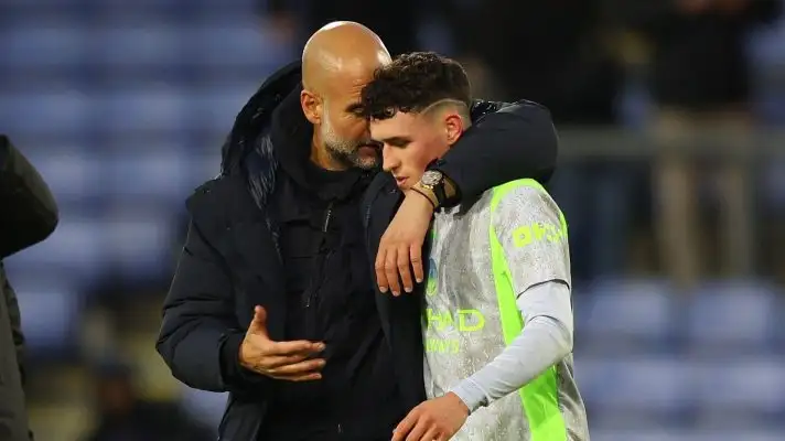 Guardiola Foden Man City