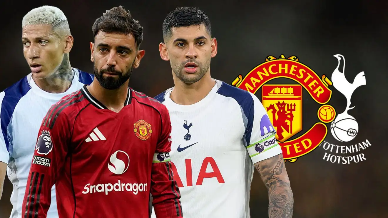 MU nhận tin buồn trước trận đại chiến với Tottenham 4 c?url=https%3A%2F%2Fd2x51gyc4ptf2q.cloudfront.net%2Fcontent%2Fuploads%2F2026%2F02%2F05141847%2FF365 Two Badges Cristian Romero Richarlison Bruno Fernandes Manchester United Tottenham Hotspur
