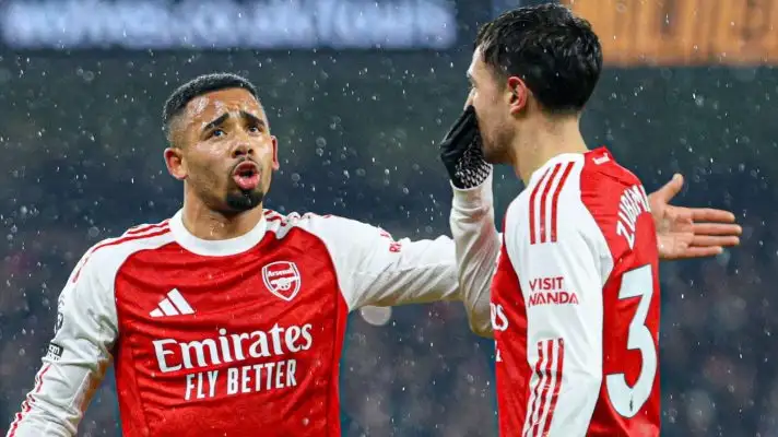 Gabriel Jesus and Martín Zubimendi