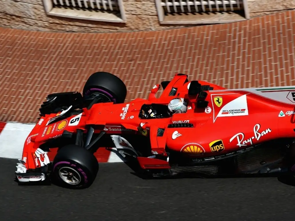 Vettel leads Ferrari 1-2 at Monaco