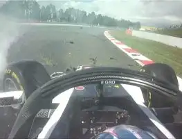 Grosjean crashes, with not an Ericsson in sight