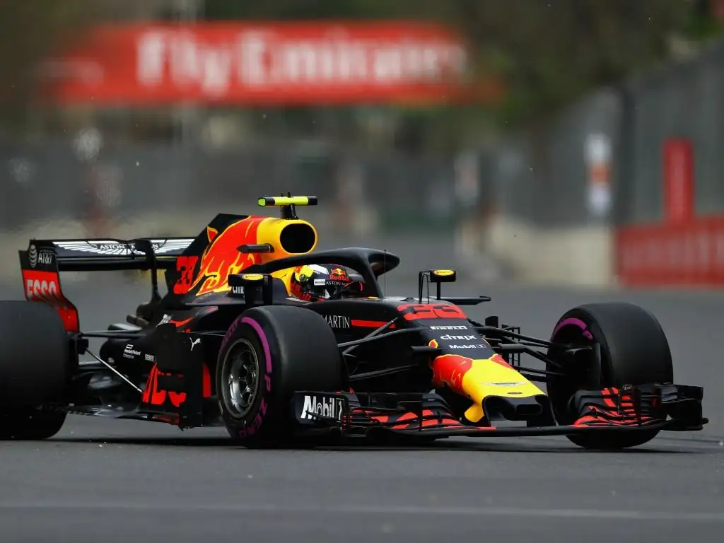 Max Verstappen in action