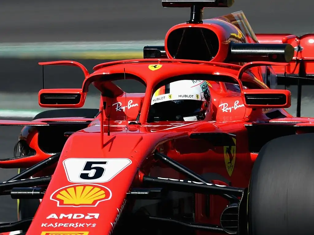 Sebastian Vettel Ferrari mirror