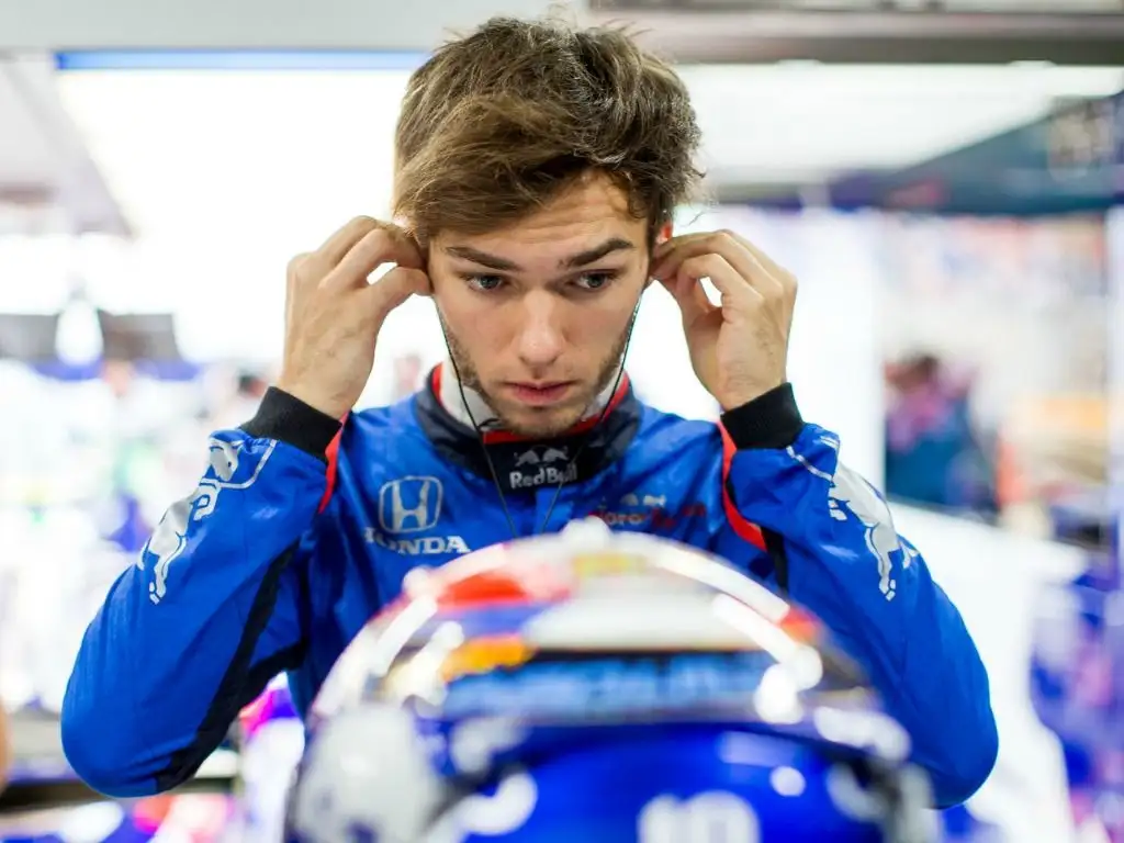 Pierre Gasly caught in his underwear during Red Bull call