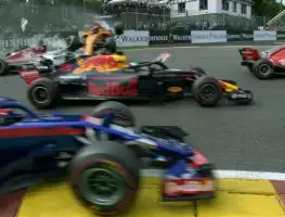 Shades of 2012 as Alonso sent flying at Spa