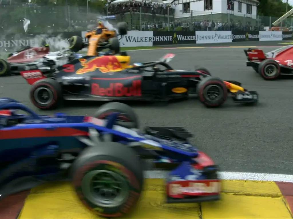 Alonso: Huge crash at Spa