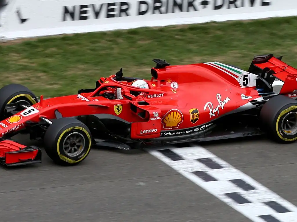 The Ferrari F1 2018 SF71H driven by Vettel once again won the