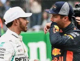 Ricciardo:Hamilton理应得到所有尊重