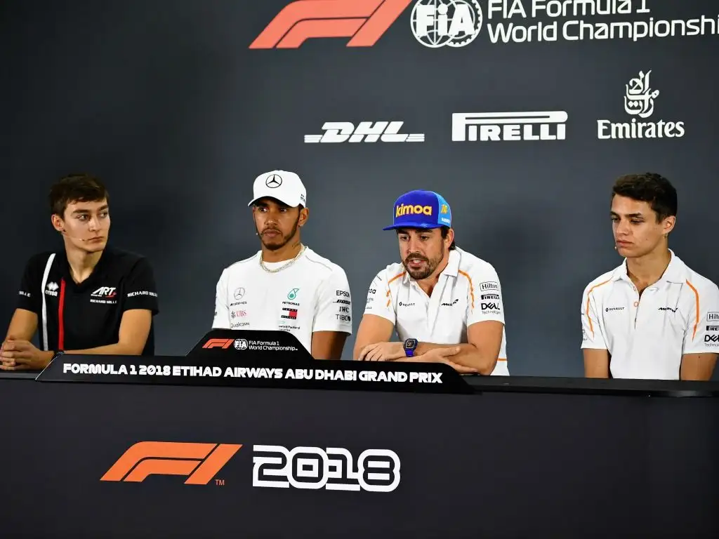 drivers' press conference