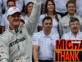 Mercedes tribute as Schumacher turns 50