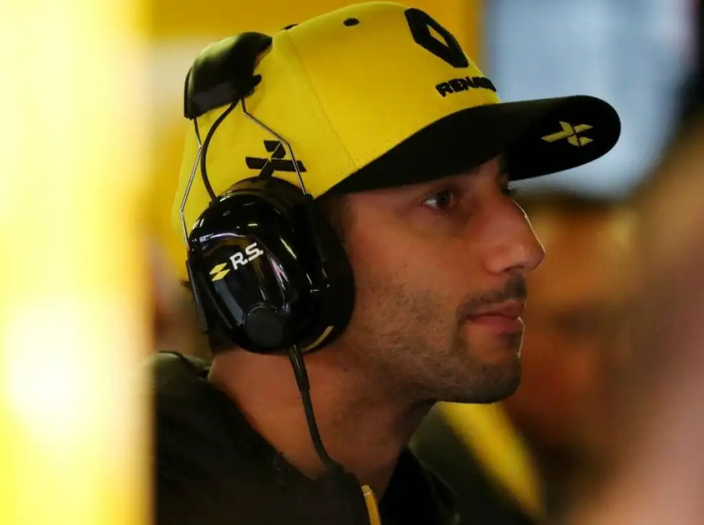Daniel Ricciardo denies running from a fight with Max Verstappen.