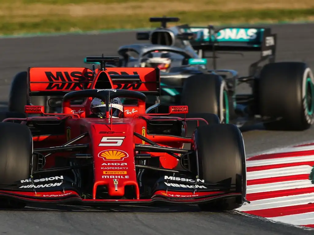 Mercedes look in a league of their own claims Sebastian Vettel.