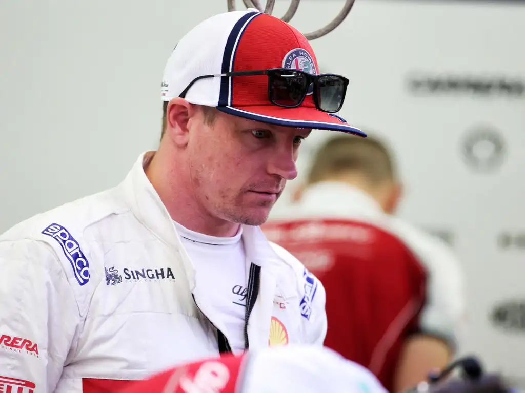 Kimi Raikkonen found it easier to follow Lando Norris in Bahrain than he would have done in previous years.