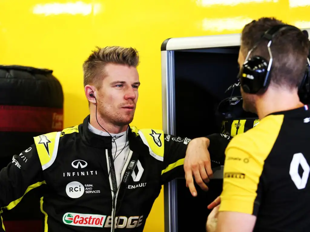 Renault appear to have confirmed that Nico Hulkenberg's new dog is not their mascot.