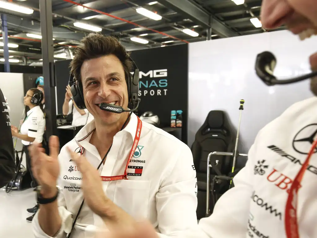 Toto Wolff 'laughs' off claims he calls Max Verstappen