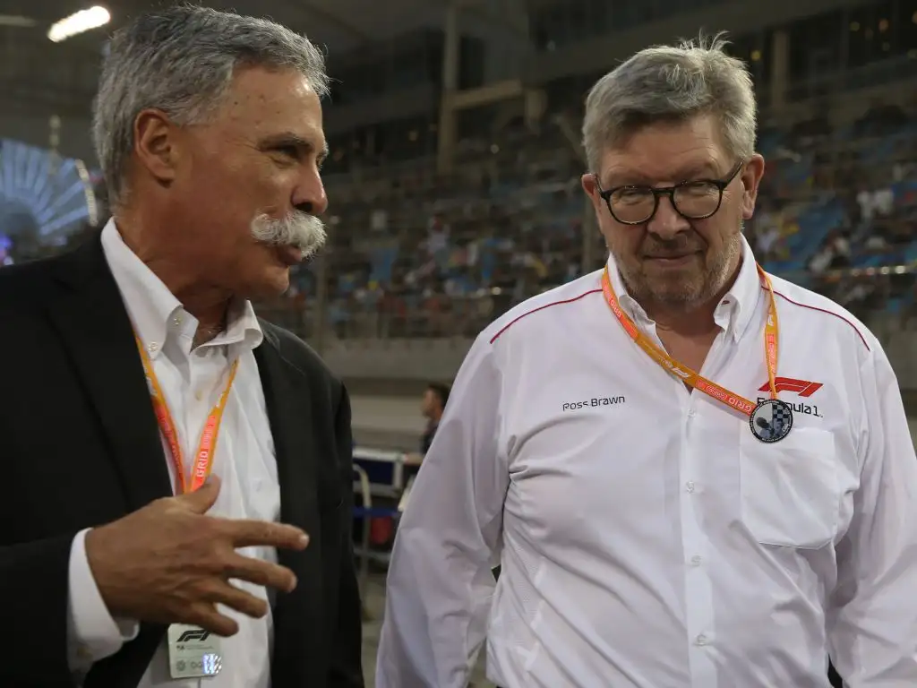 Chase Carey says rescheduling the Chinese GP will be "challenging".