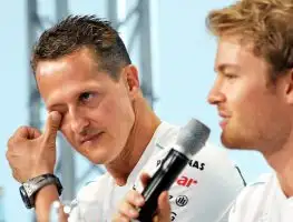 Rosberg on Schumi & a toilet helping him beat Hamilton