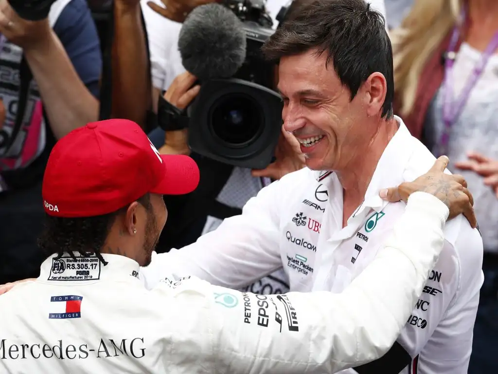 Lewis Hamilton Toto Wolff Mercedes