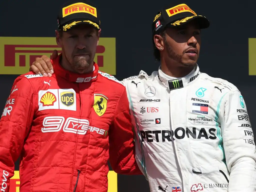 Lewis Hamilton insists he "forced" Sebastian Vettel into the error which cost him the Canadian Grand Prix.