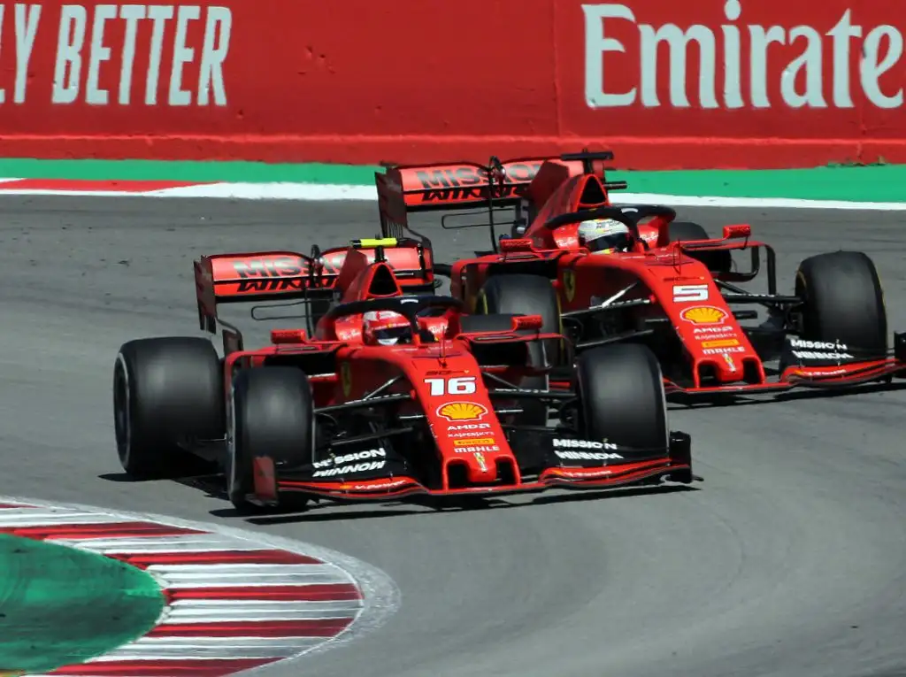 Charles-Leclerc-and-Sebastian-Vettel-Ferrari-PA