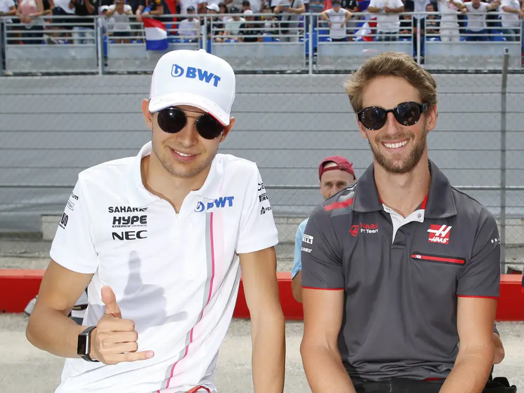 Esteban-Ocon-and-Romain-Grosjean-PA