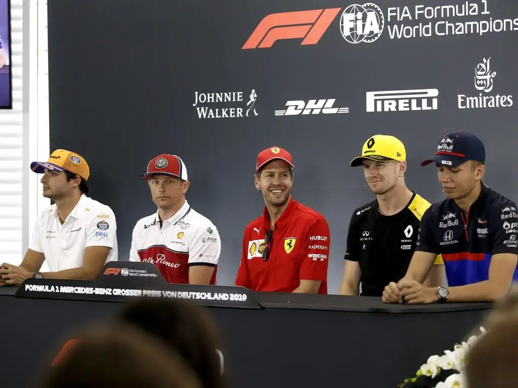 German GP driver press conference.