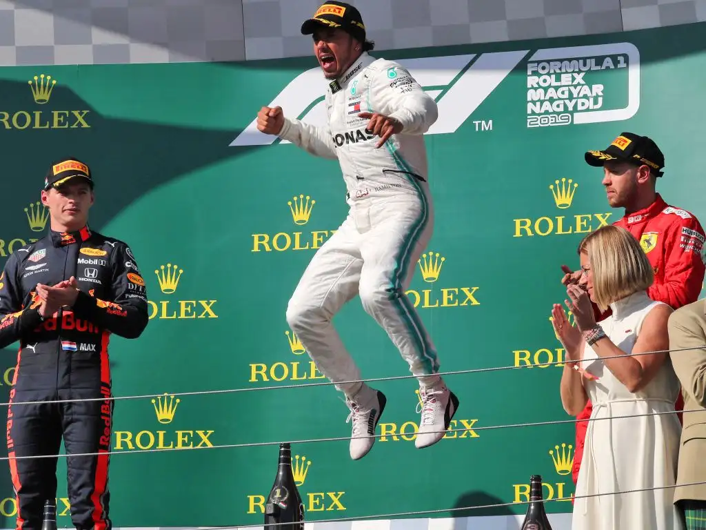 Lewis Hamilton says he won't be retiring from F1 anytime soon.