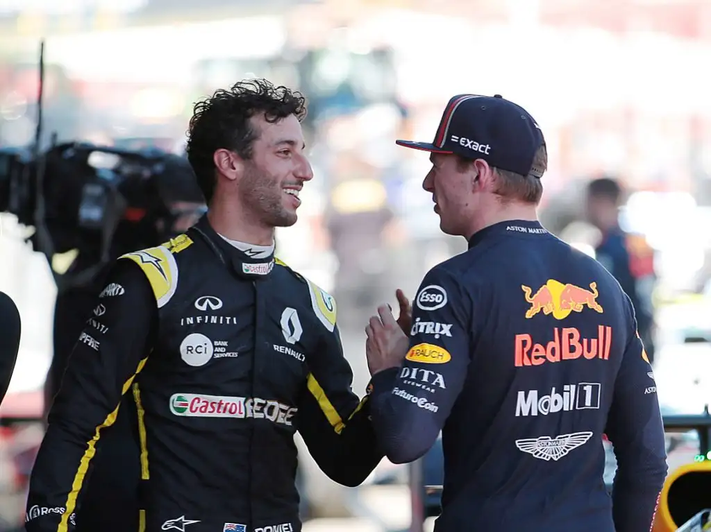 Daniel Ricciardo asked Max Verstappen what his plans were as the Australian GP fell into chaos.