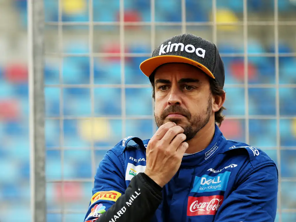 Fernando Alonso ponderous