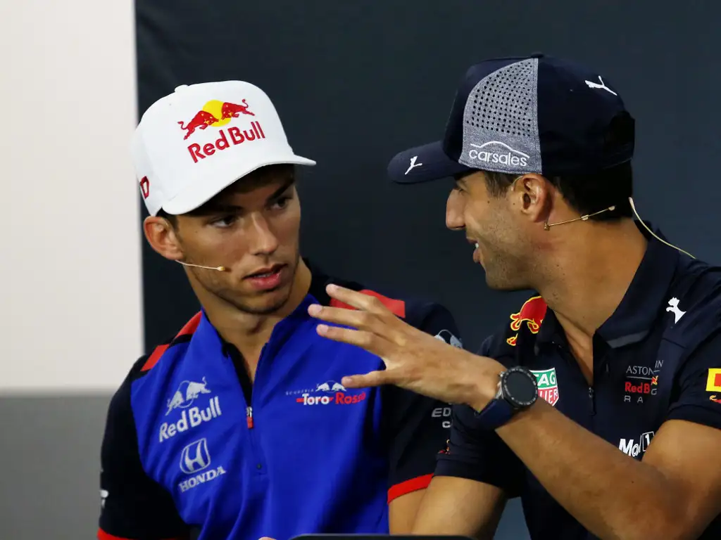 Daniel Ricciardo believes Red Bull "had to do something" with Pierre Gasly.