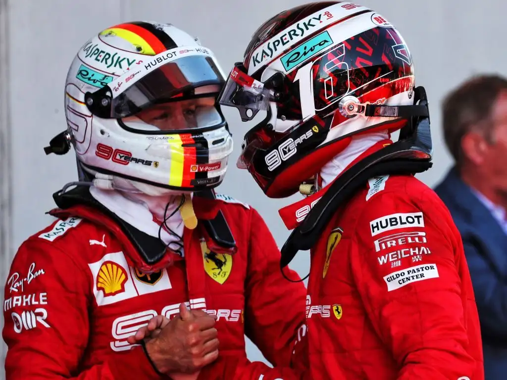 Ferrari principal Mattia Binotto believes Charles Leclerc was a "benchmark" for Sebastian Vettel to improve in 2019.