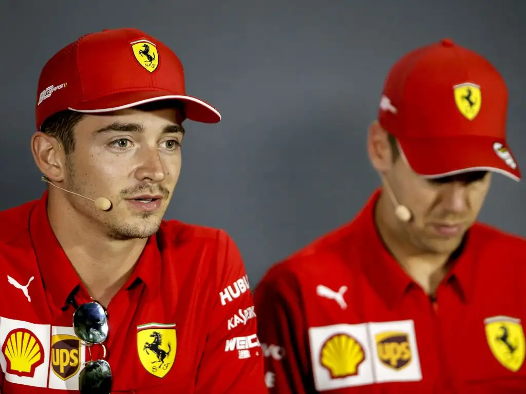 Ross Brawn insists Ferrari must be cautious with the "potentially explosive" rivalry between Sebastian Vettel and Charles Leclerc.