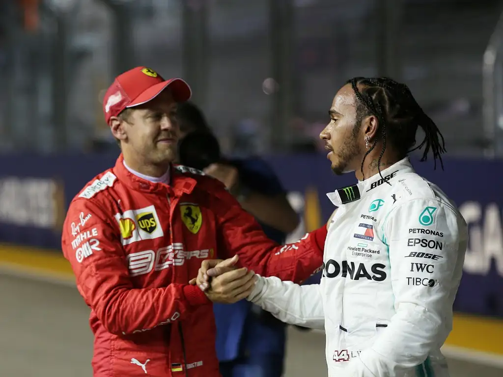 Lewis Hamilton and Sebastian Vettel