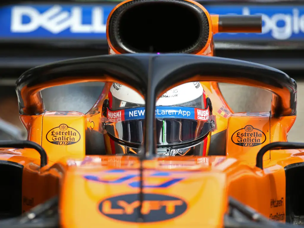 Carlos Sainz in his McLaren