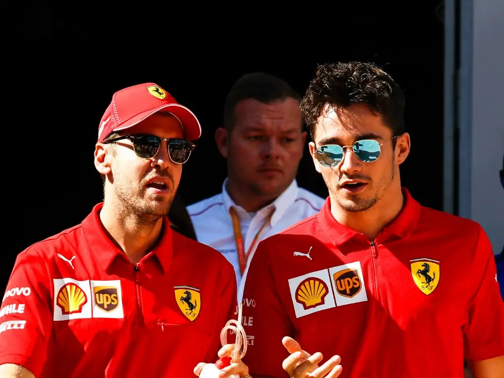 Russian Grand Prix driver ratings for Sebastian Vettel and Charles Leclerc Ferrari