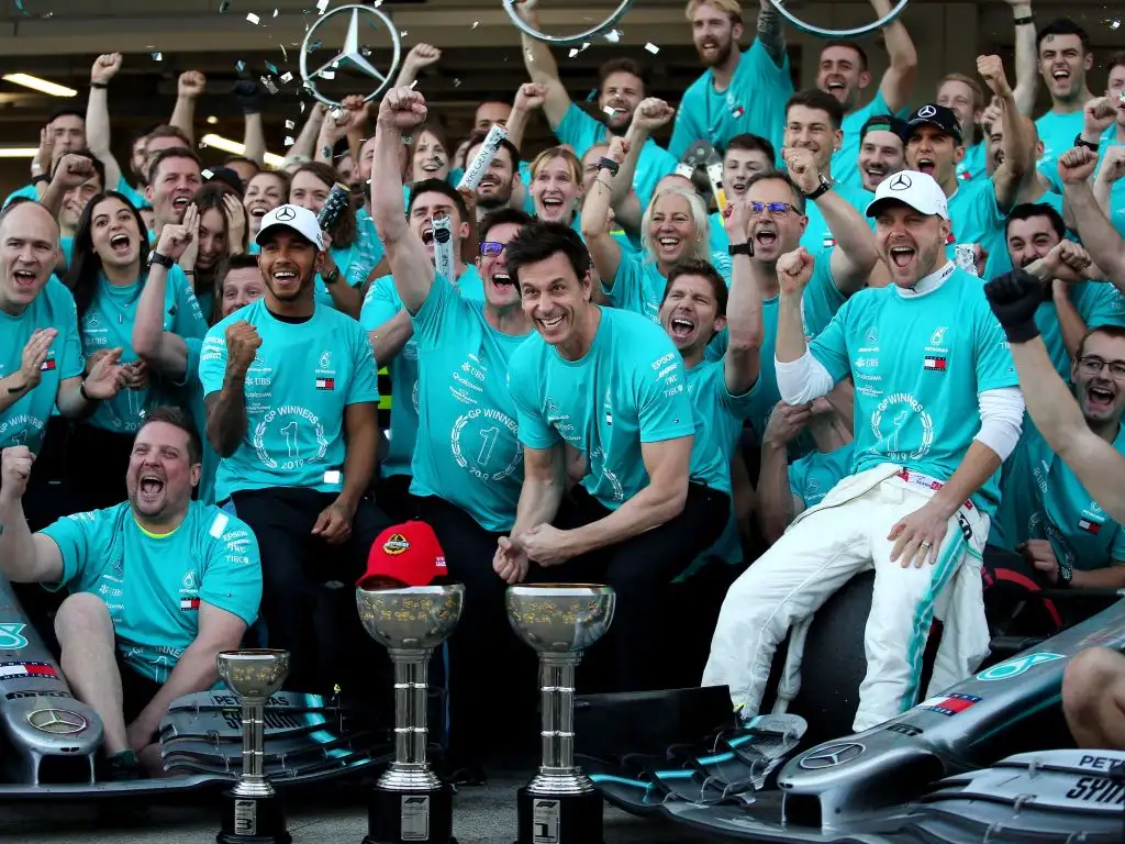 Record sixth title double for Mercedes.