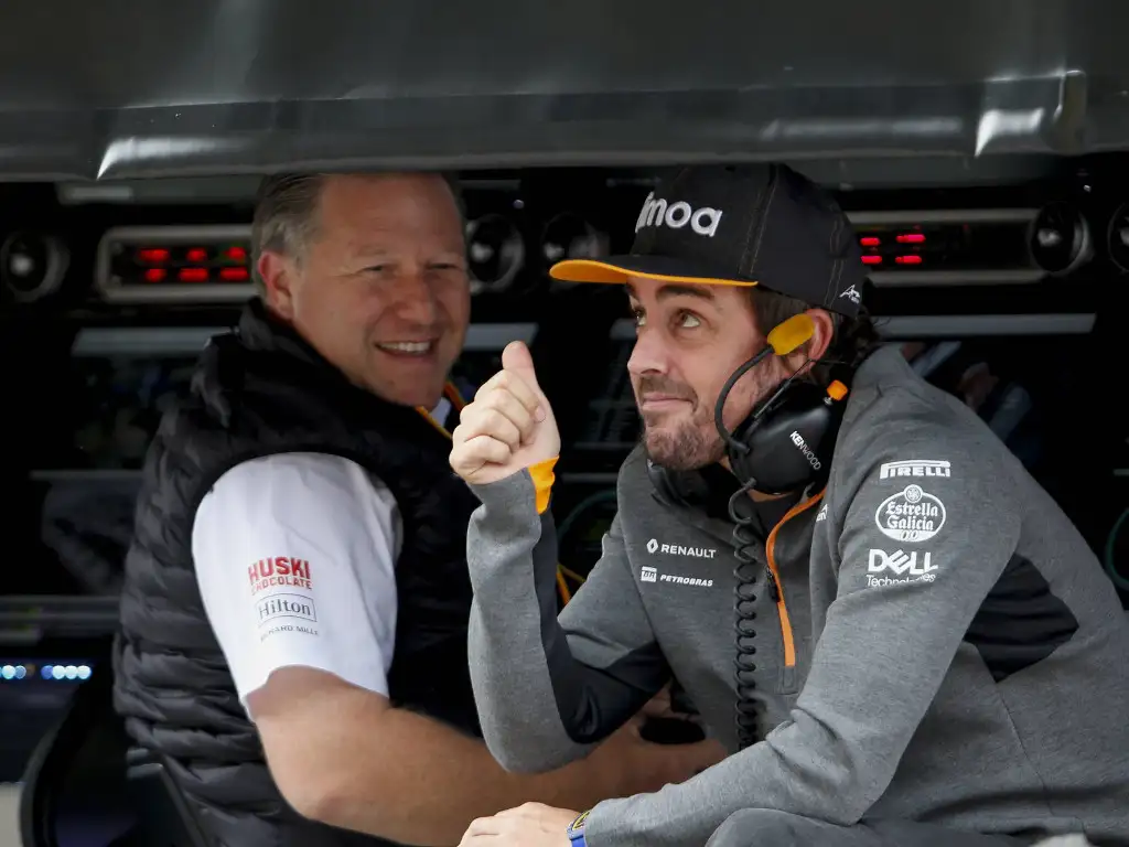 Zak Brown, who had two years managing Fernando Alonso in F1 at McLaren, expects the Spaniard to be “tough to beat” when he joins Renault.