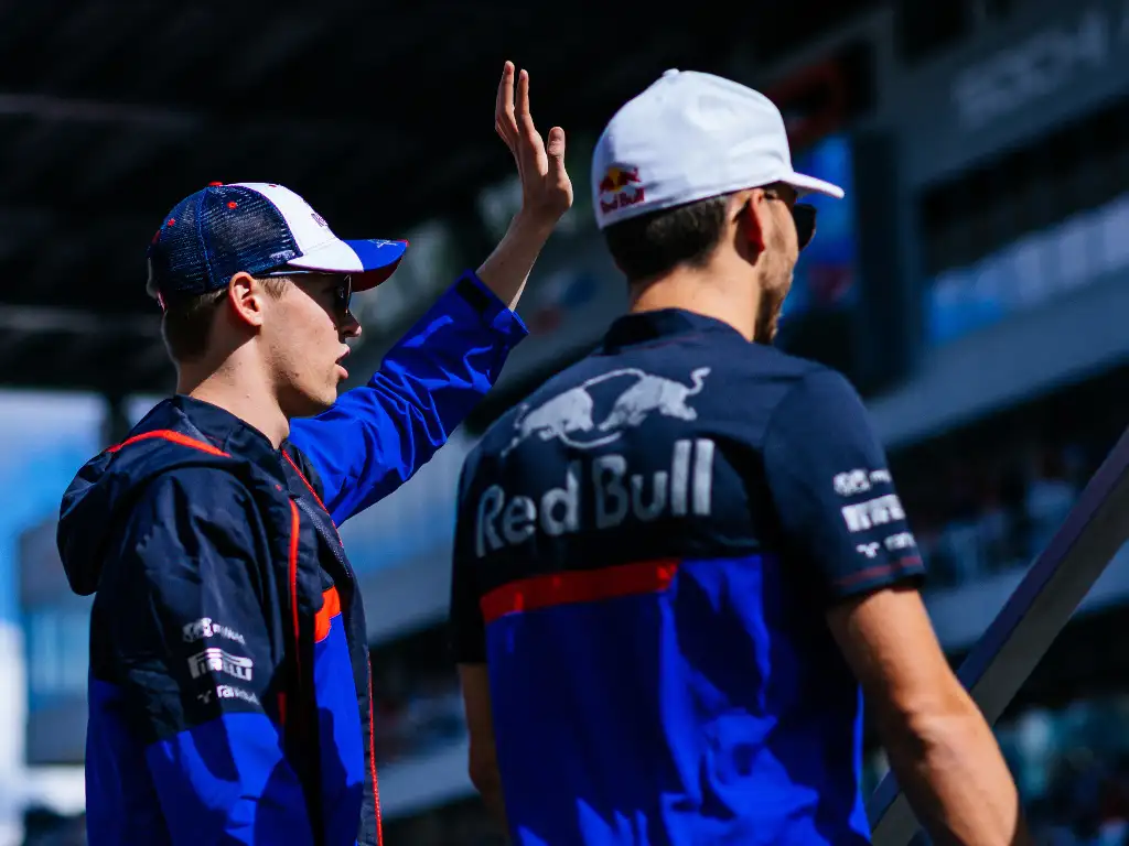 Daniil Kvyat sees himself as a "living example" to Pierre Gasly that a driver can recover at Red Bull.